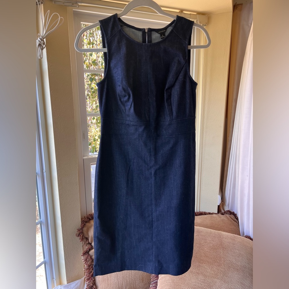 Ann Taylor Denim Sheath Dress